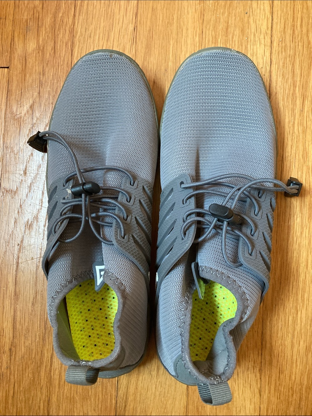 Reacquainted Lightweight Grey Knit Slip-On Water Shoes
